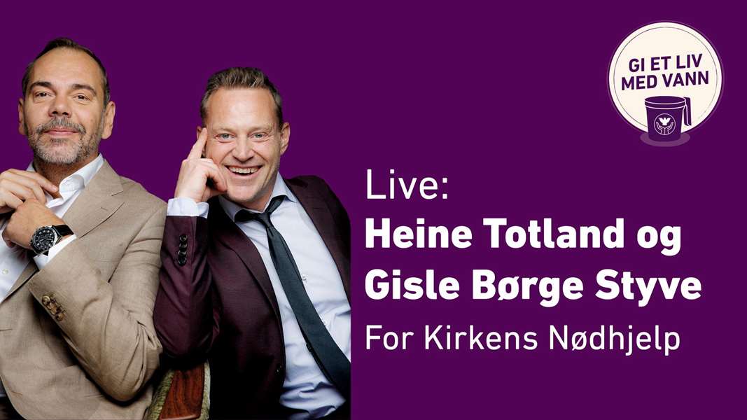 Heine Totland og Gisle Børge Styve måtte avlyse sin planlagte turne. Onsdag spiller de sin første direktestrømmet konsert for Kirkens Nødhjelp