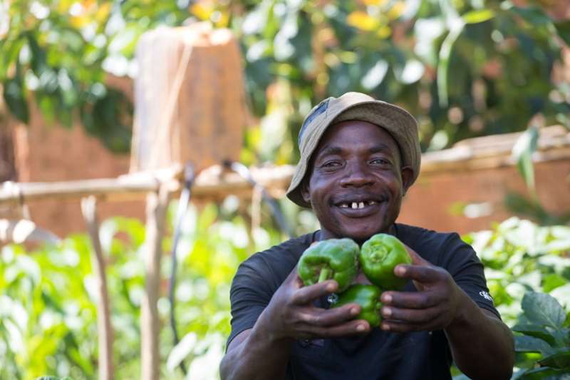 I Tanzania prøver man ut ulike metoder for å øke inntekten til fattige bønder. FOTO: Alpha Kapola/Kirkens Nødhjelp