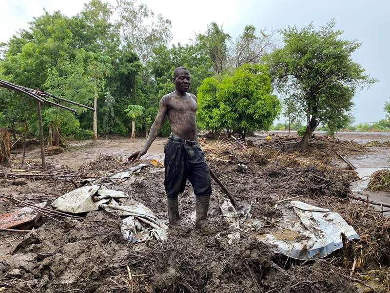 Stormen Ana som traff Malawi i slutten av januar er en dramatisk påminnelse om at klimakrisen allerede er her. Folk mistet familiemedlemmer, hus, eiendeler og avlinger. Foto: Kirkens Nødhjelp.
