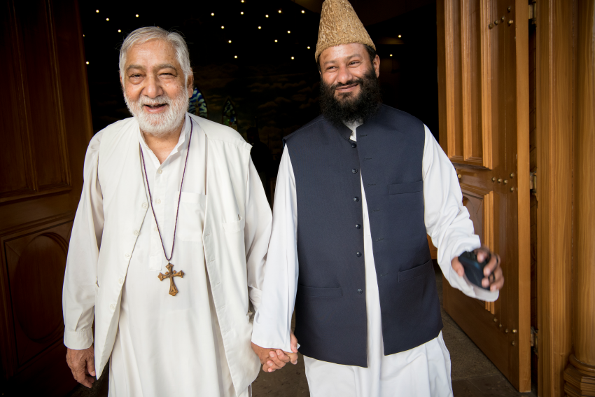 Samhold mellom to religiøse ledere