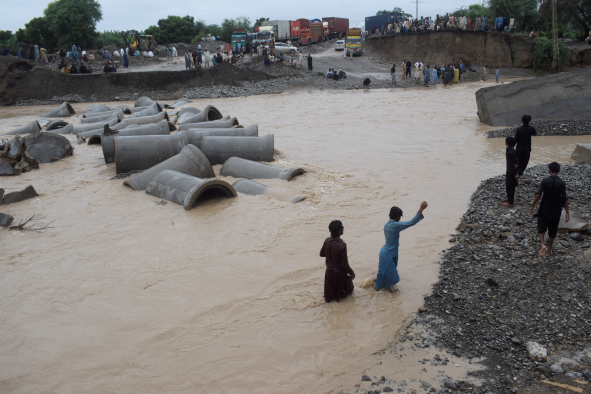 The floods in Pakistan