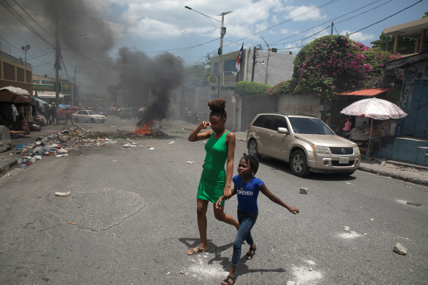 Gang violence has increased sharply since the assassination of Haiti's president last year.