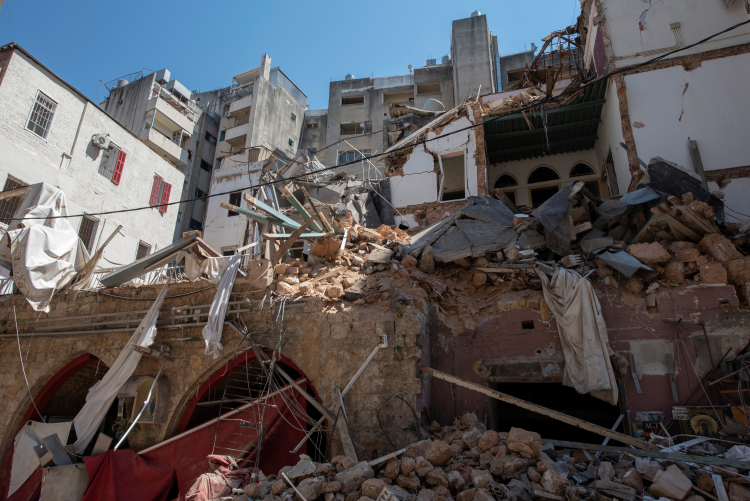Ødeleggelsene som er i Libanon 1 år etter eksplosjonen