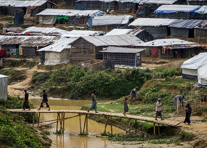 Flyktningleiren i Cox's Bazar i Bangladesh. Foto: Kristin Morseth / Kirkens Nødhjelp.