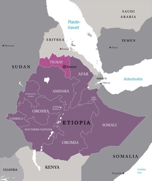 Kart Etiopia