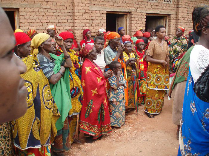 Womens' group in Burundi